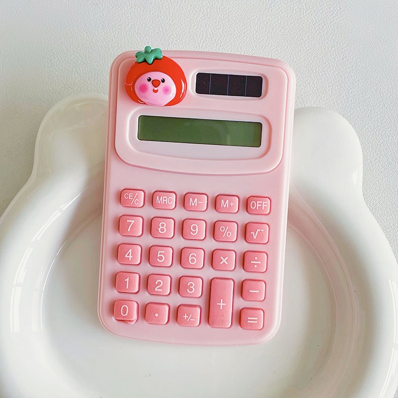 Creative Cartoon Computer Student Office High Color Value Portable Portable Cute Small Size Scientific Calculator - Image 1